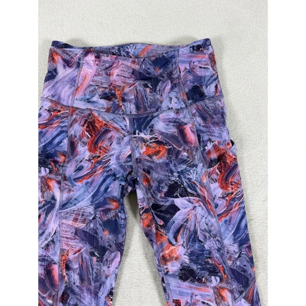 Lululemon Fast And Free High-Rise Tight 28' In Abstract Brushstroke Size 4